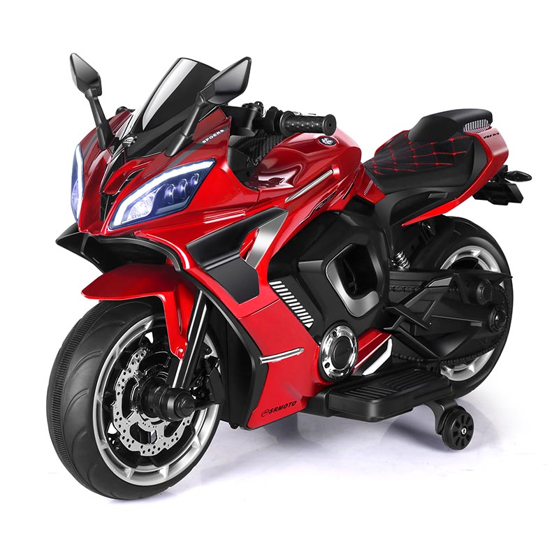 12V デュアルドライブ子供用電動バイク キースタート付き