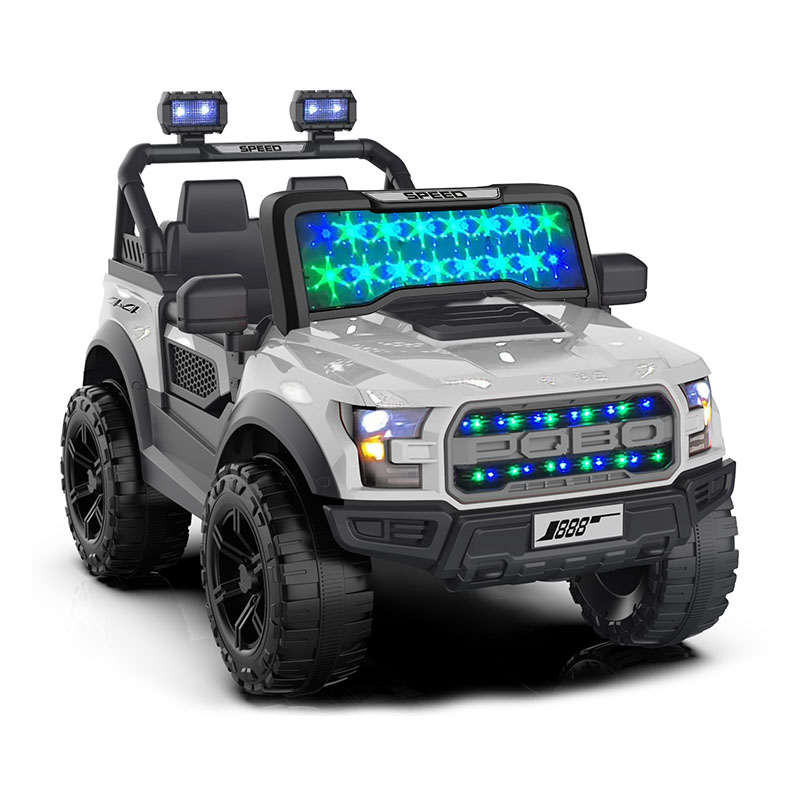 12V デュアルモーター キッズ電気自動車 リモコンと音楽付き