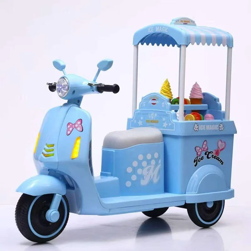 赤ちゃん、子供用電気自動車、四輪
