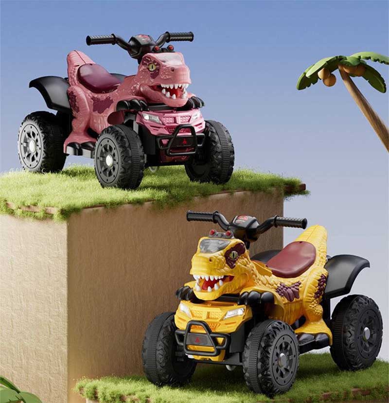Children's Electric Car Ride-on Car Dinosaur ATV