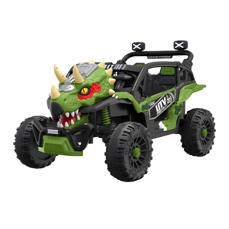 キッズ電気自動車 12V ライドオン UTV 恐竜カー