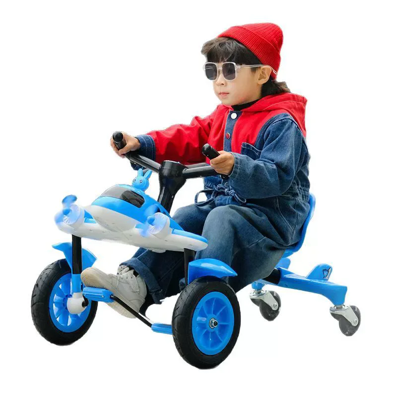 新しいデザインの子供用おもちゃの子供用四輪ドリフトバイクに乗ってください。